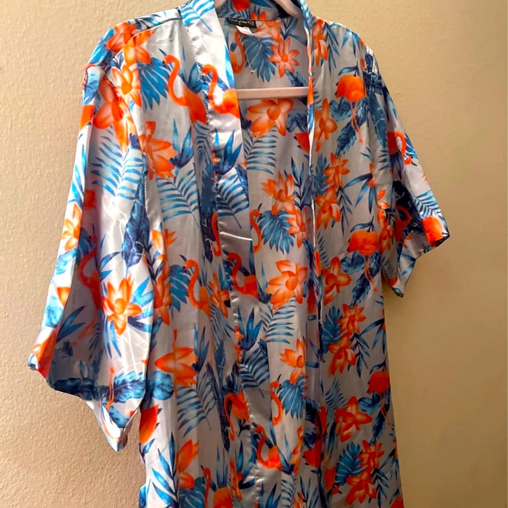 Silk robe